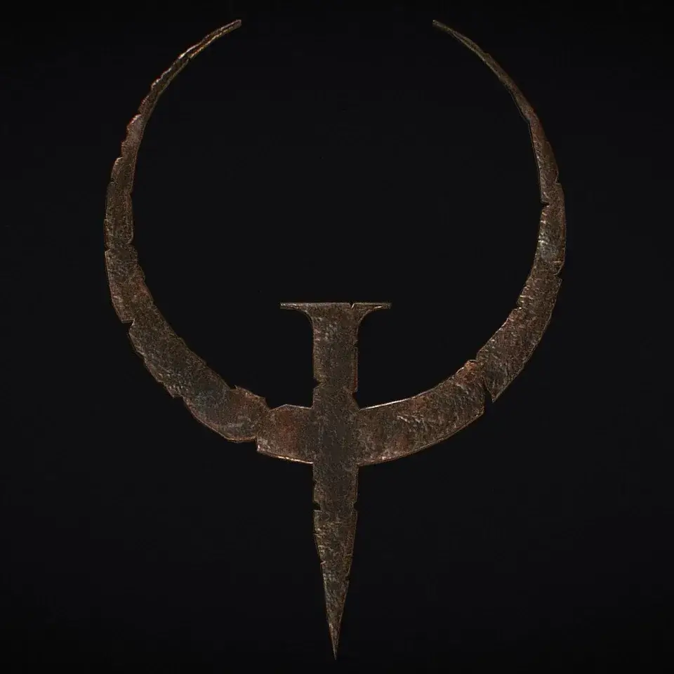 Quake emblem from the QuakeWorld browser project's social preview
